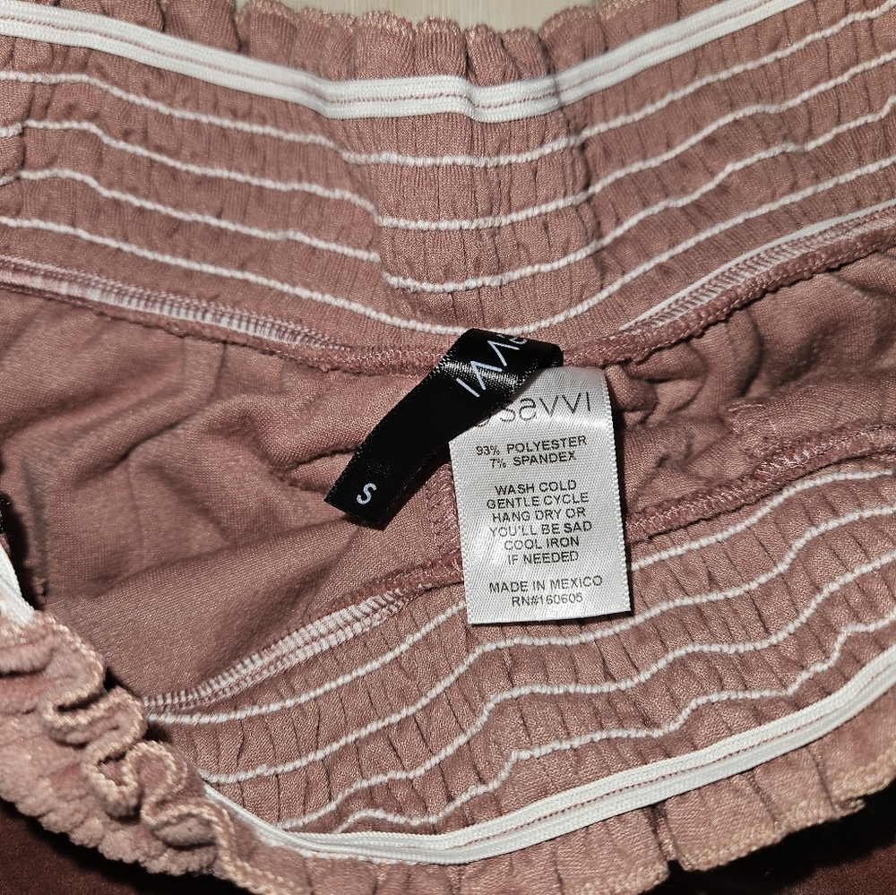 Savvi Women’s Valore Shorts S • Ultra Soft Blush Pink Sporty Lounge Shorts - Picture 5 of 8